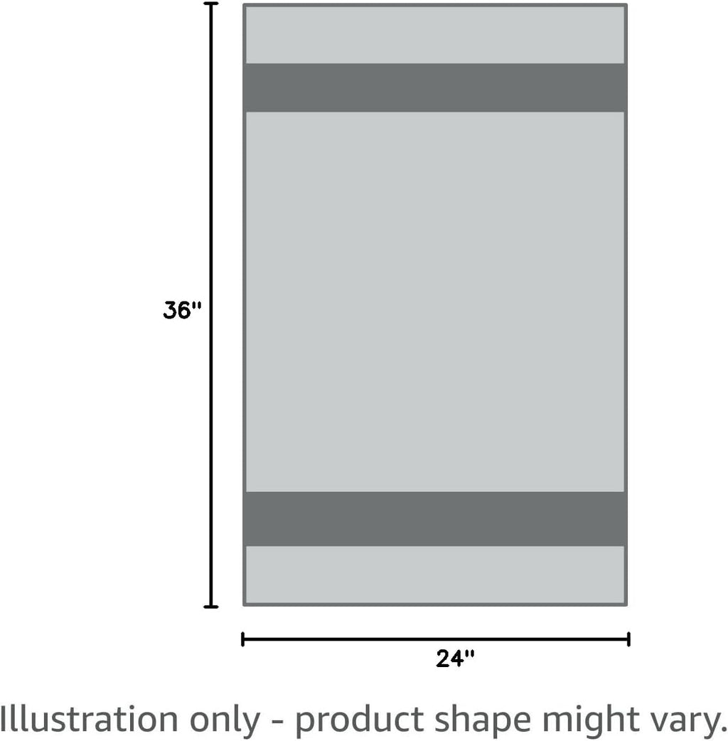 Blackline 24"x36" Twisted-Loop Drying Towel, 1300GSM, Streak Free, Lint Free, Reusable - Car Accessories, Bath Towels, Microfiber Cleaning Cloth - One Pass is All You Need