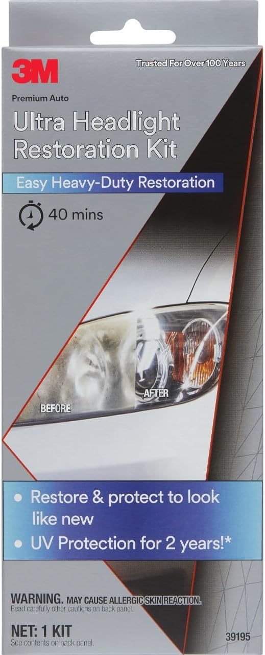 Kit de Restauración de Faros Delanteros 3M Ultra – Protección UV 2 Años