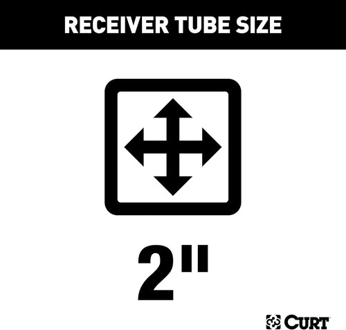 CURT 13068 Class 3 Trailer Hitch, 2-Inch Receiver, Fits Select Honda Odyssey