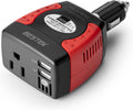 Inversor de Corriente para Auto BESTEK 150W – 12V a 110V AC + 2 USB