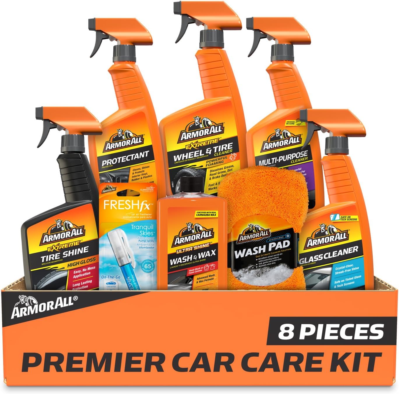 Kit de Limpieza Completo Armor All Premier – 8 Piezas