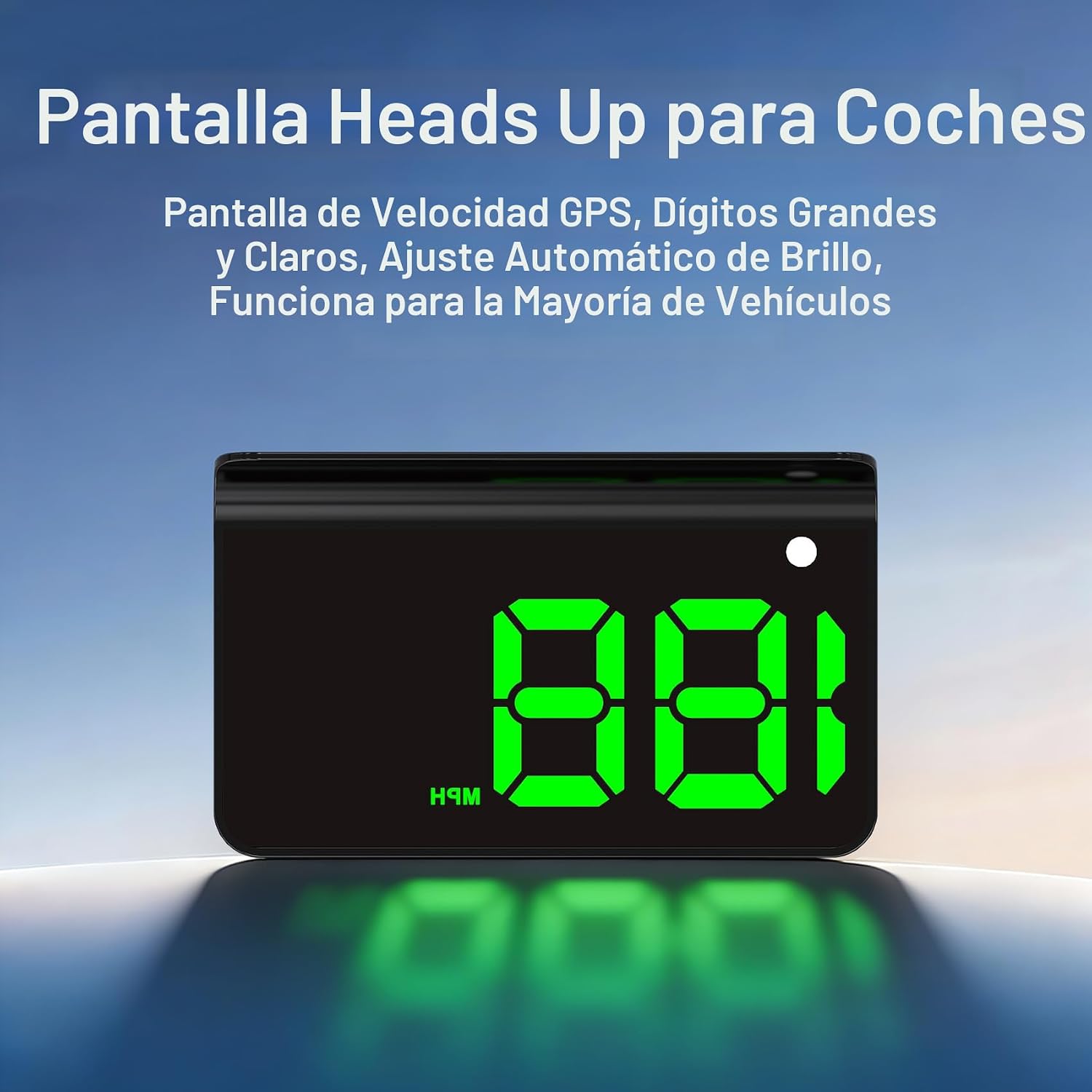 Pantalla HUD Head Up Display Universal – Velocidad GPS MPH/KMH