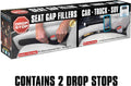 Drop Stop Seat Gap Filler – 2 Pack (Car, Truck & SUV)