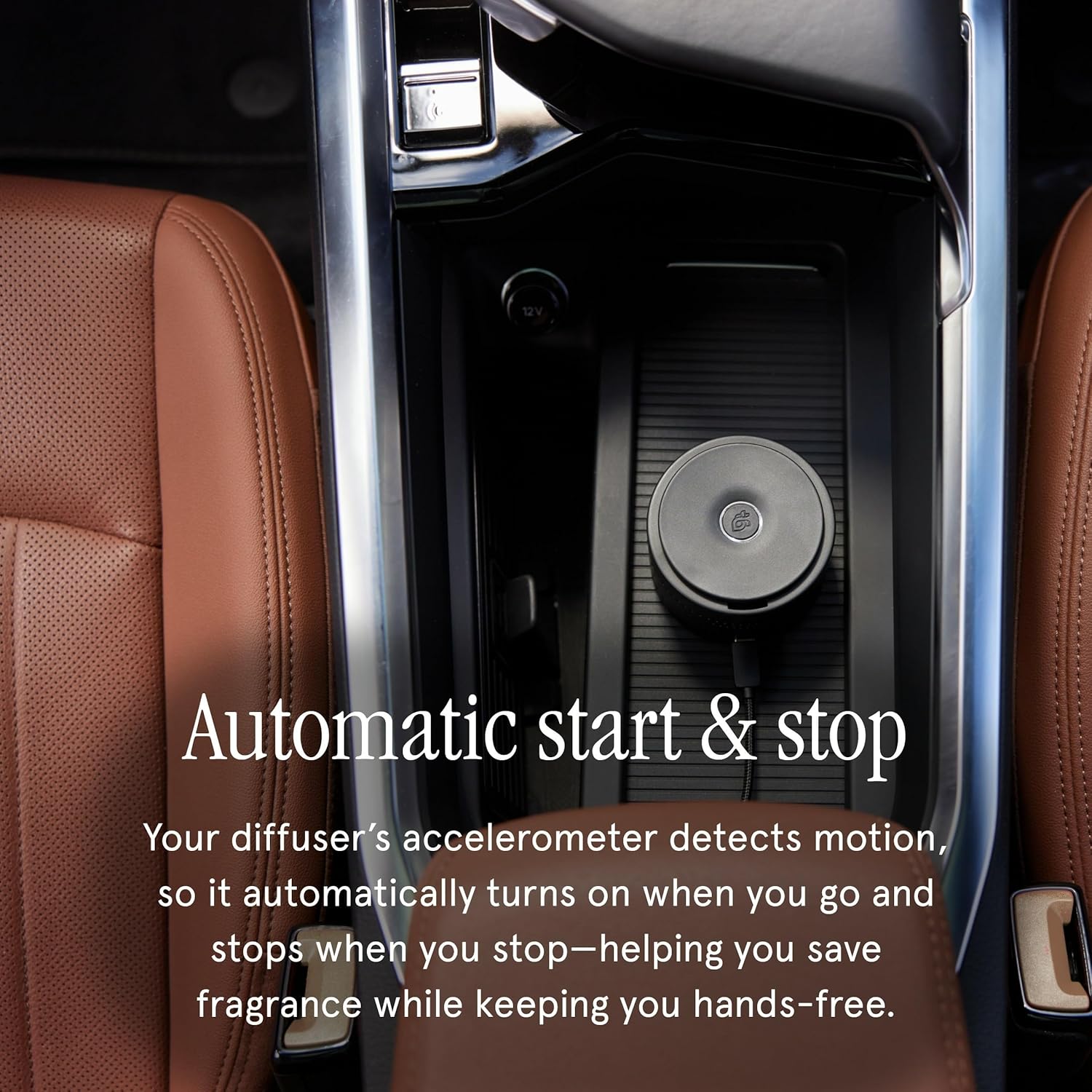 Pura Car Diffuser - Portable Fragrance System - On/Off Controlled Through Car Acceleration - Adjustable Intensity Control Through App - Fragrances Sold Separately