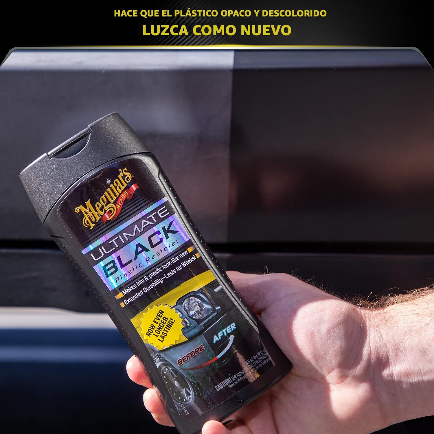Restaurador de Plásticos Negros Meguiar's Ultimate Black – 12 oz