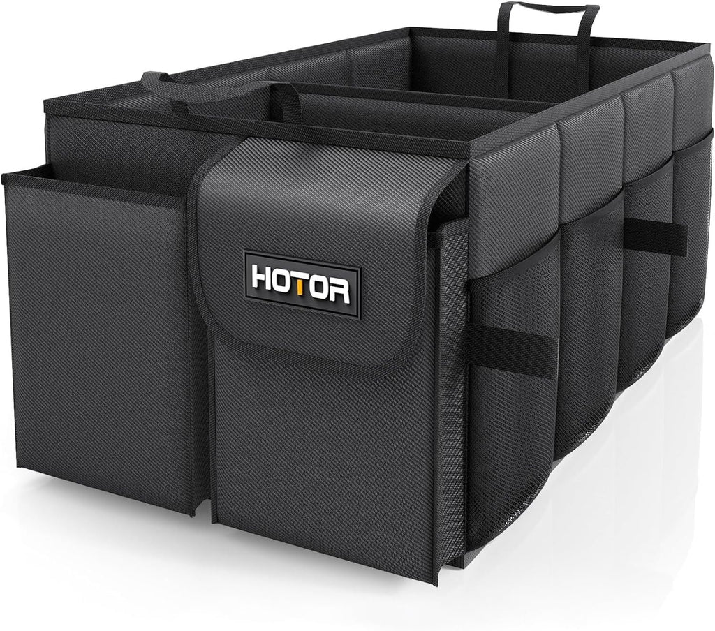 Organizador de Cajuela Plegable HOTOR – Impermeable 46L con 6 Bolsillos