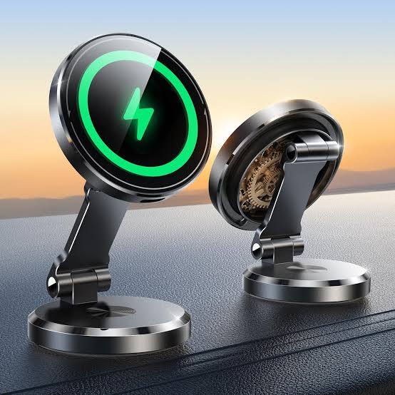 Cargador Inalámbrico Magnético de Coche 15W – Compatible MagSafe